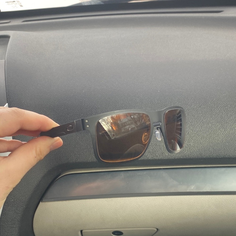 Oakley Black and Brown Sunglasses
